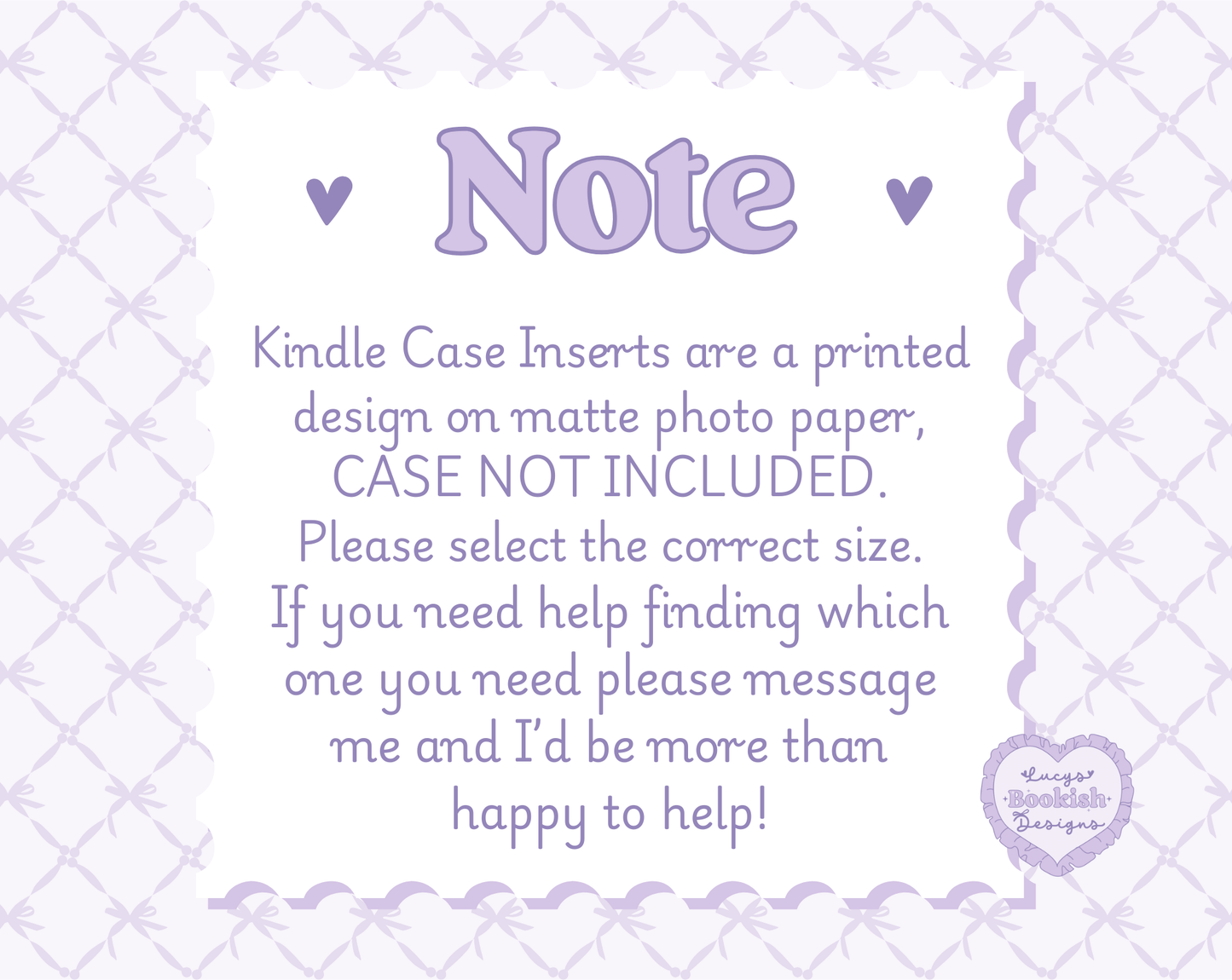 The Good Girl Kindle Case Insert